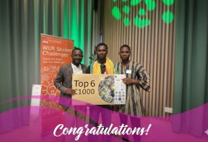 The winners together with Prof. Daniel Adu Ankrah, National Coordinator for the Challenge in Ghana