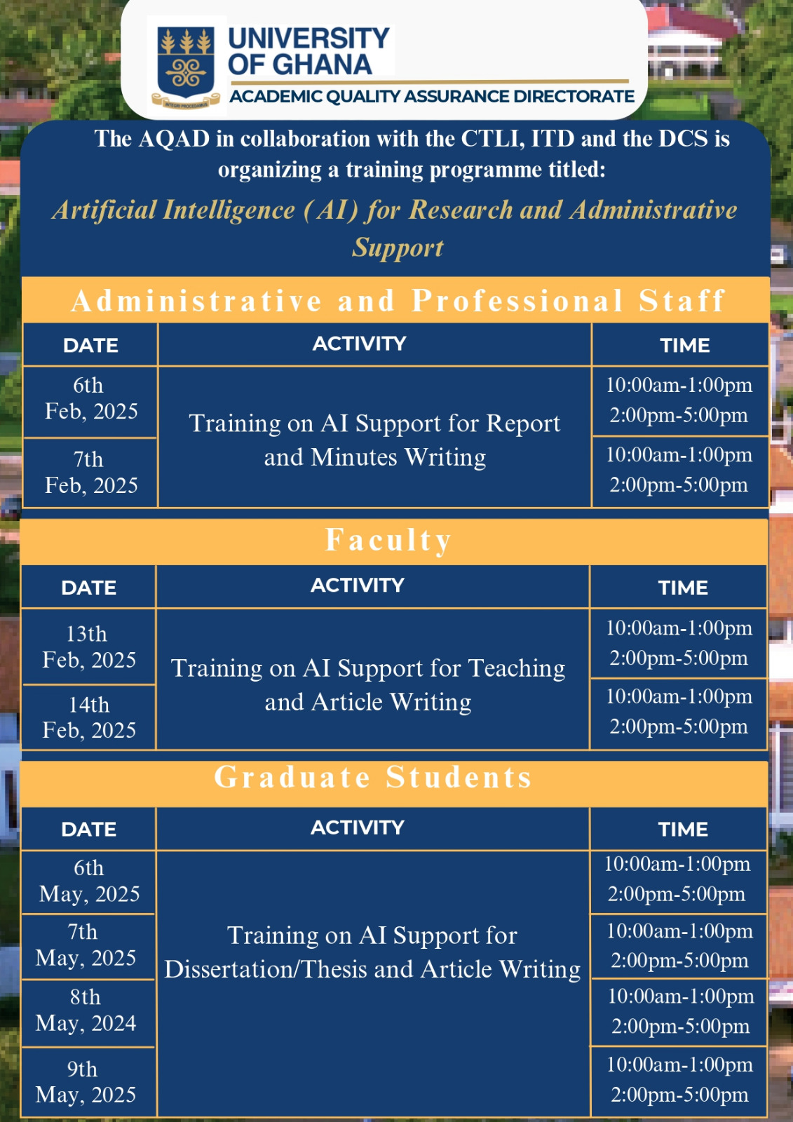 Flyer - AI support Training