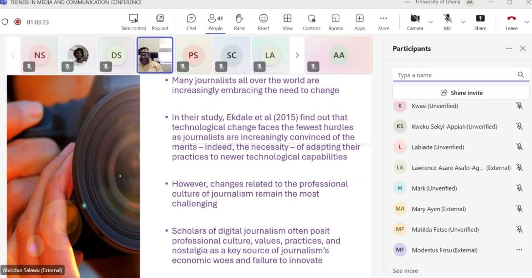 DCS-UG Holds 3rd TiMC Conference