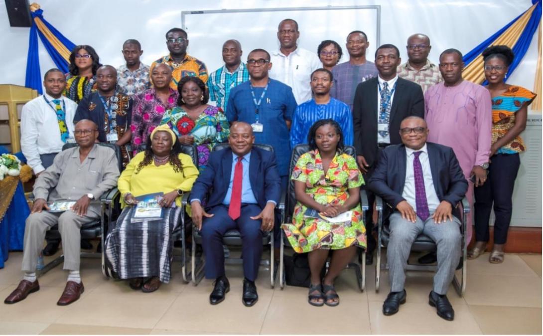 Group photo of COE at Launch of UG 75th Annivesary