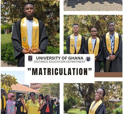 UNIVERSITY OF GHANA DISTANCE EDUCATION 2024 MATRICULATION CEREMONY