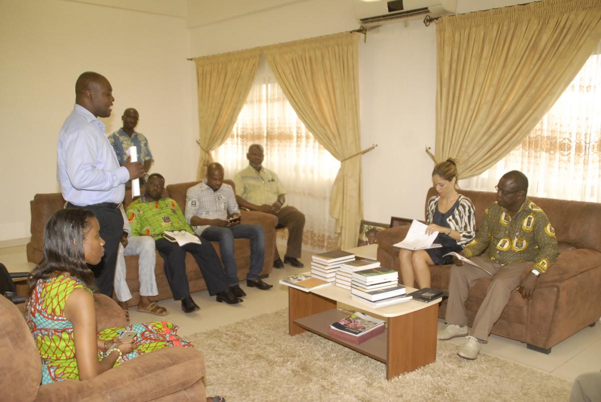 A Cross-section of attendees