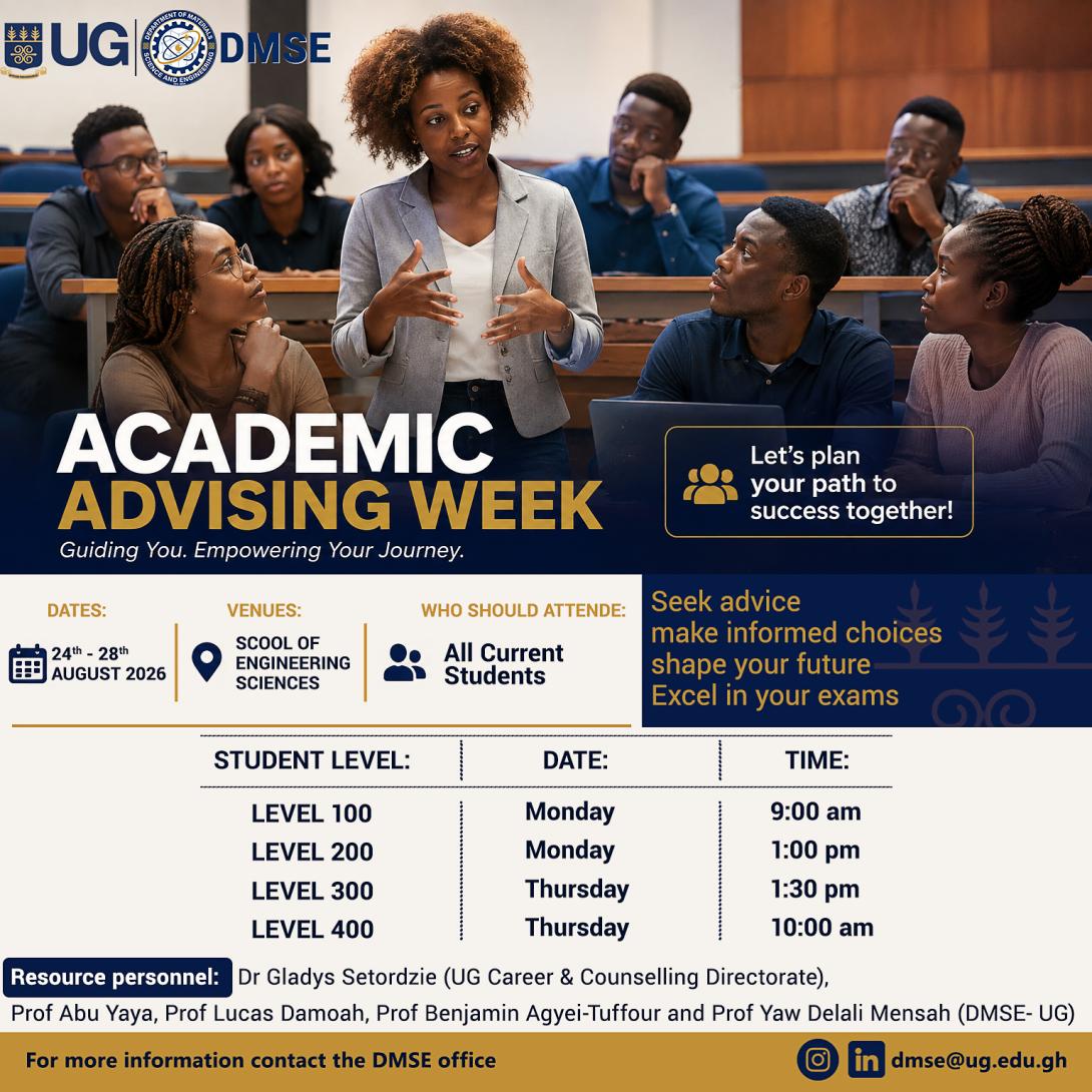 ACADEMIC ADVISING WEEK FLYER