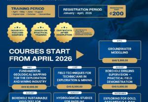 Register for #EarthScienceUG short courses!  These 5-day intensive courses are designed for geoscience professionals who desire to upgrade their technical expertise.