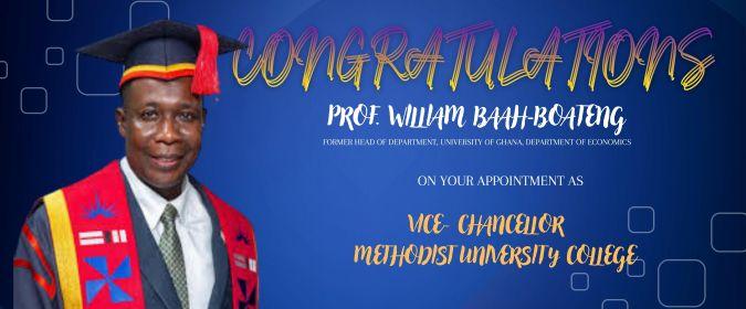 Congratulations Professor Baah-Boateng