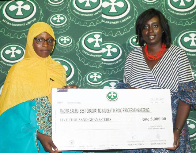 ABL rewards UG best graduating student in Food process engineering