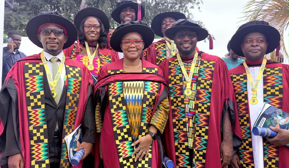 Doctoral graduation in the July 2026 congregation. Congratulations to Dr Ruth Ampomah, Dr Reuben Luka Shekarau, Dr Abdulhadir Nadir Nasidi, Dr JohnMary Vianney Ahumuza, Dr Samuel Oge, and Dr Olatunde Taiwo.