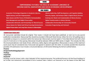 Festschrift call for papers_Prof.Emeritus A.A Alemena