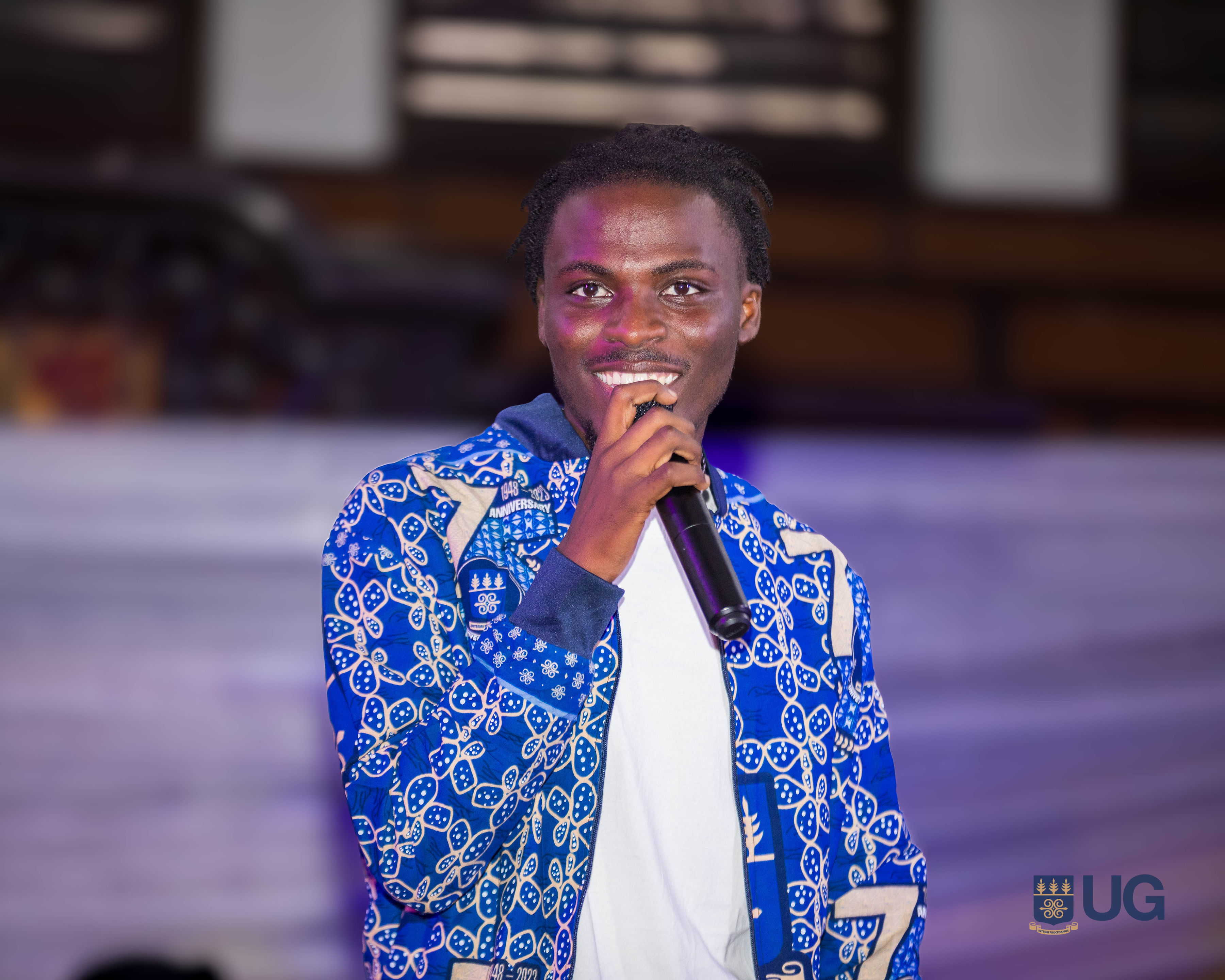 Jeff Gyasi of the Department's Dance Band