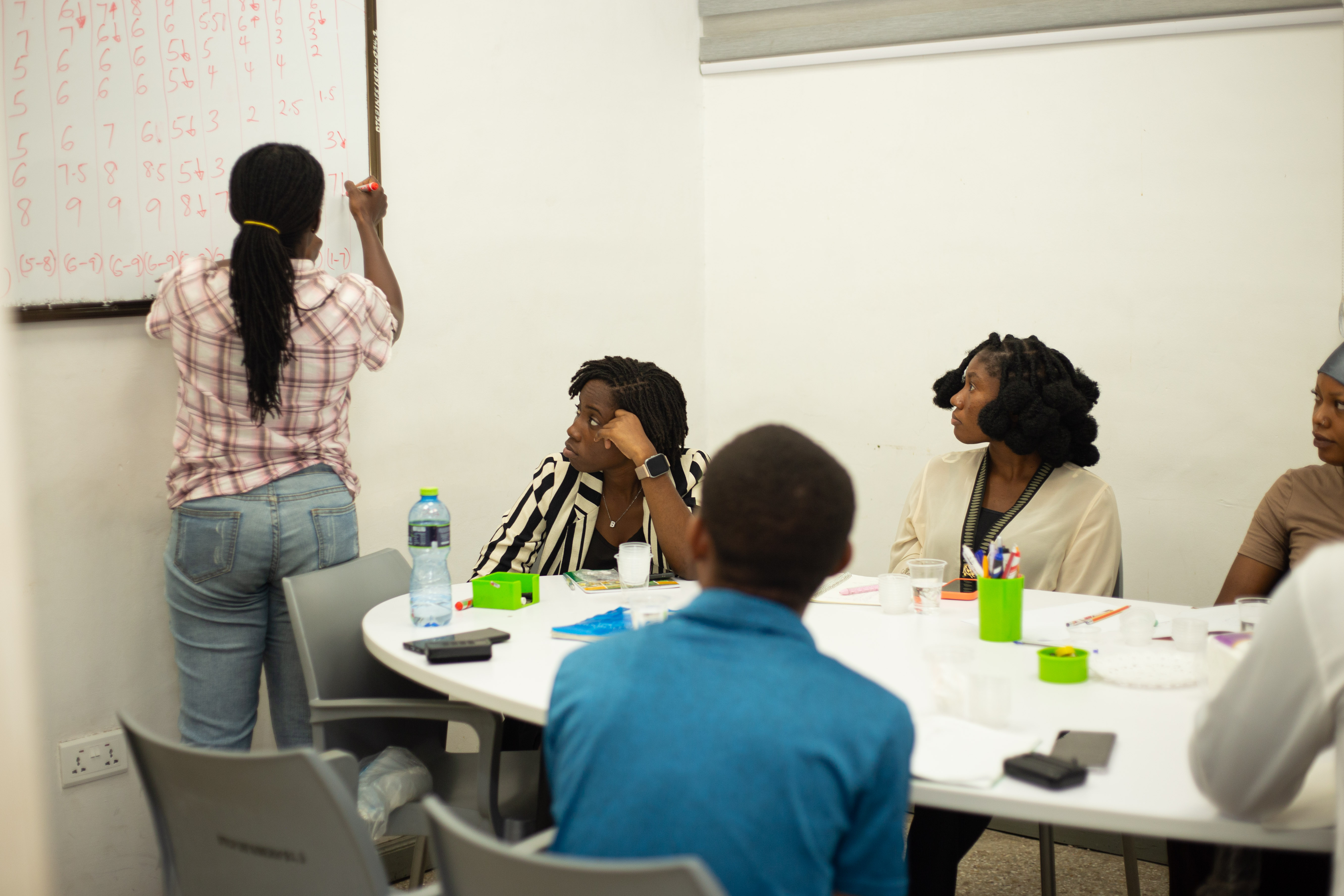 Picture of Panelists conducting sensory evaluation