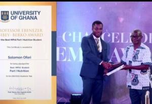 Picture of award presentation