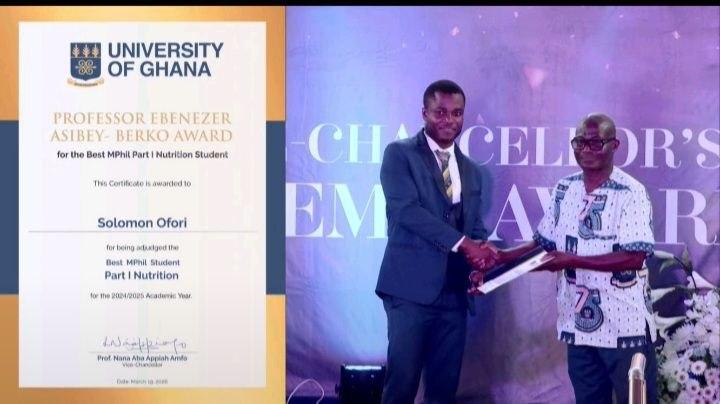 Picture of award presentation