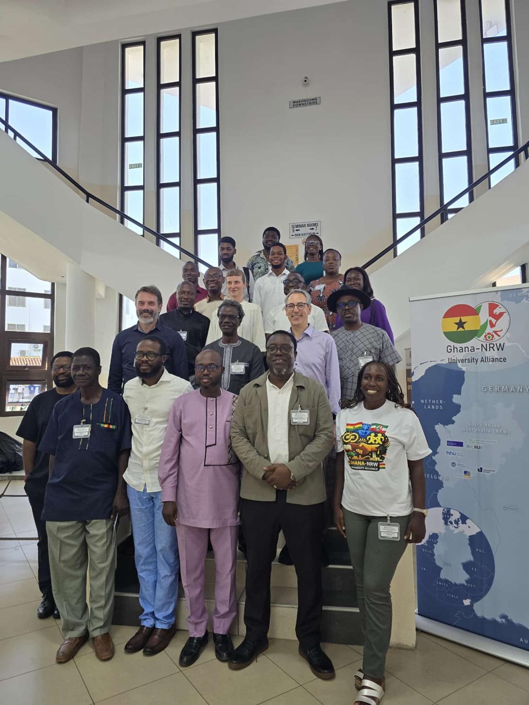 A small group of philosophers from the University of Duisburg–Essen (Essen, Germany) visited the University of Ghana (Legon, Ghana) as part of the international conference Globalizing Political Philosophy.