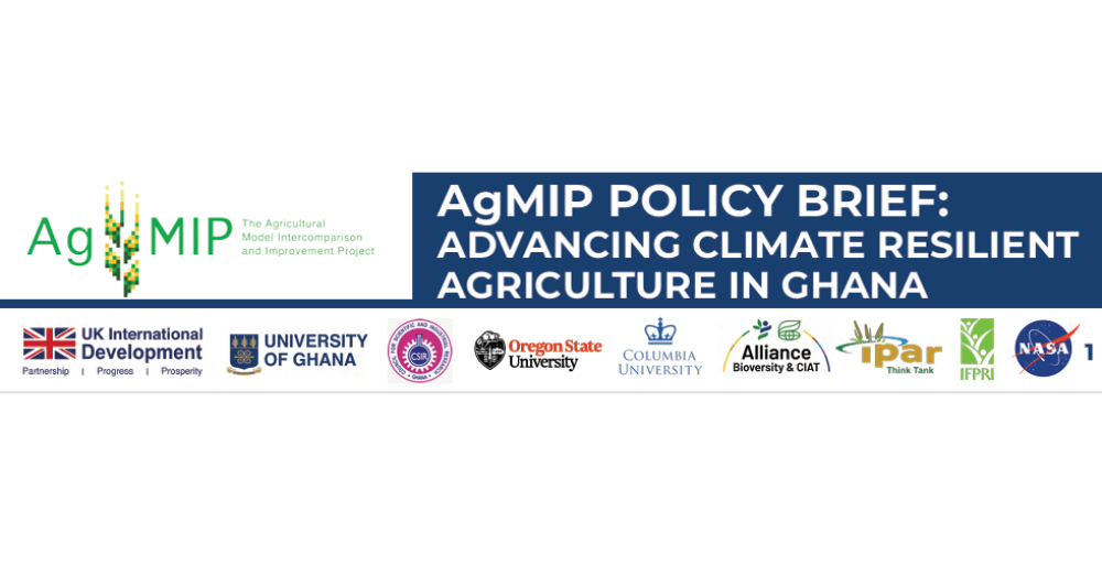 AgMIP Policy Brief – Advancing Climate Resilient Agriculture in Ghana
