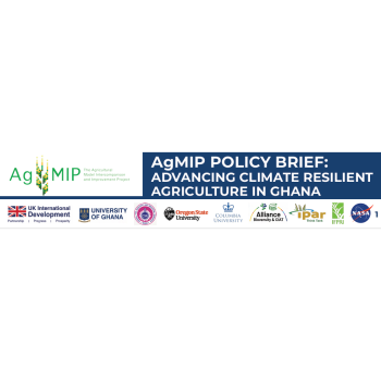 AgMIP Policy Brief – Advancing Climate Resilient Agriculture in Ghana