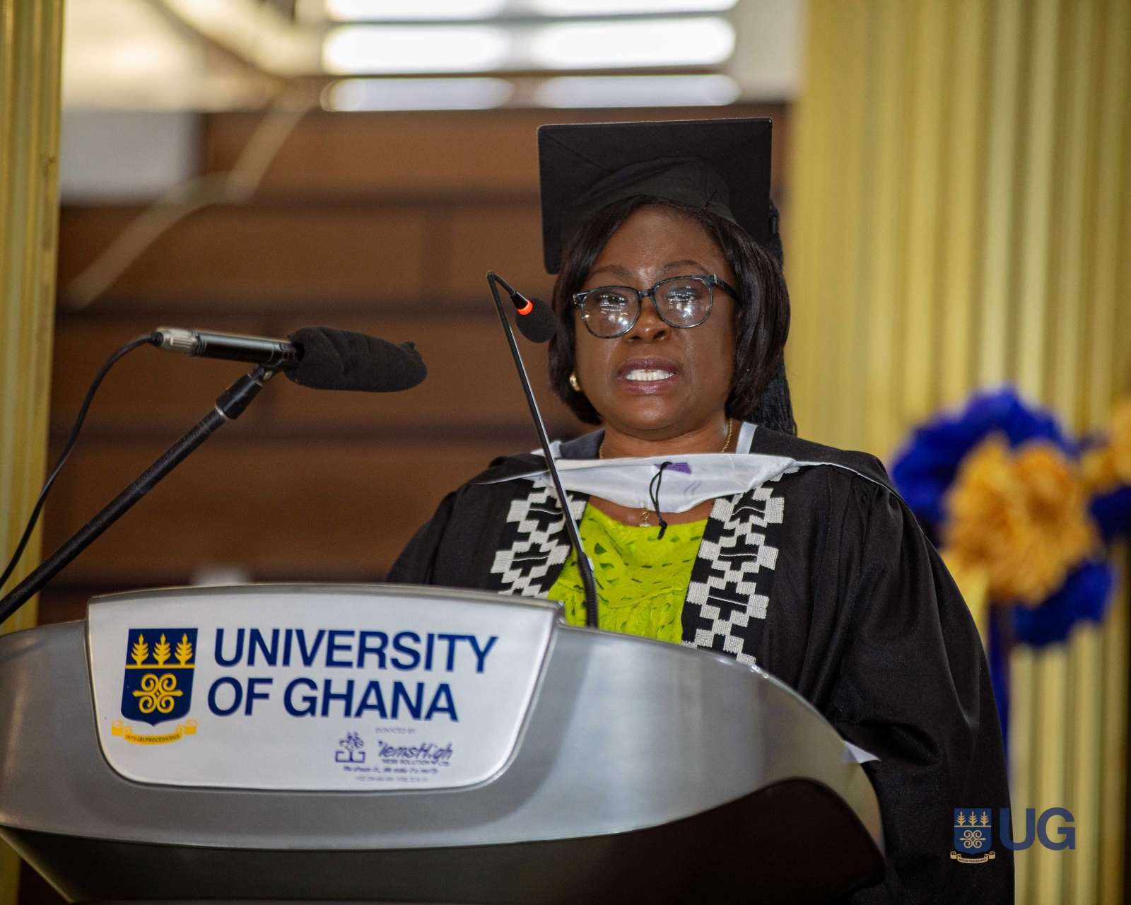 Registrar of the University, Mrs. Emelia Agyei-Mensah