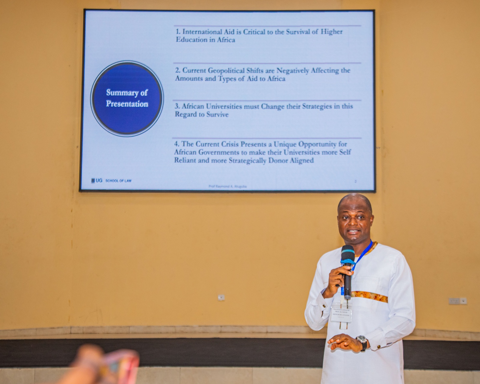 Dean of the UG School of Law, Prof. Raymond Atuguba