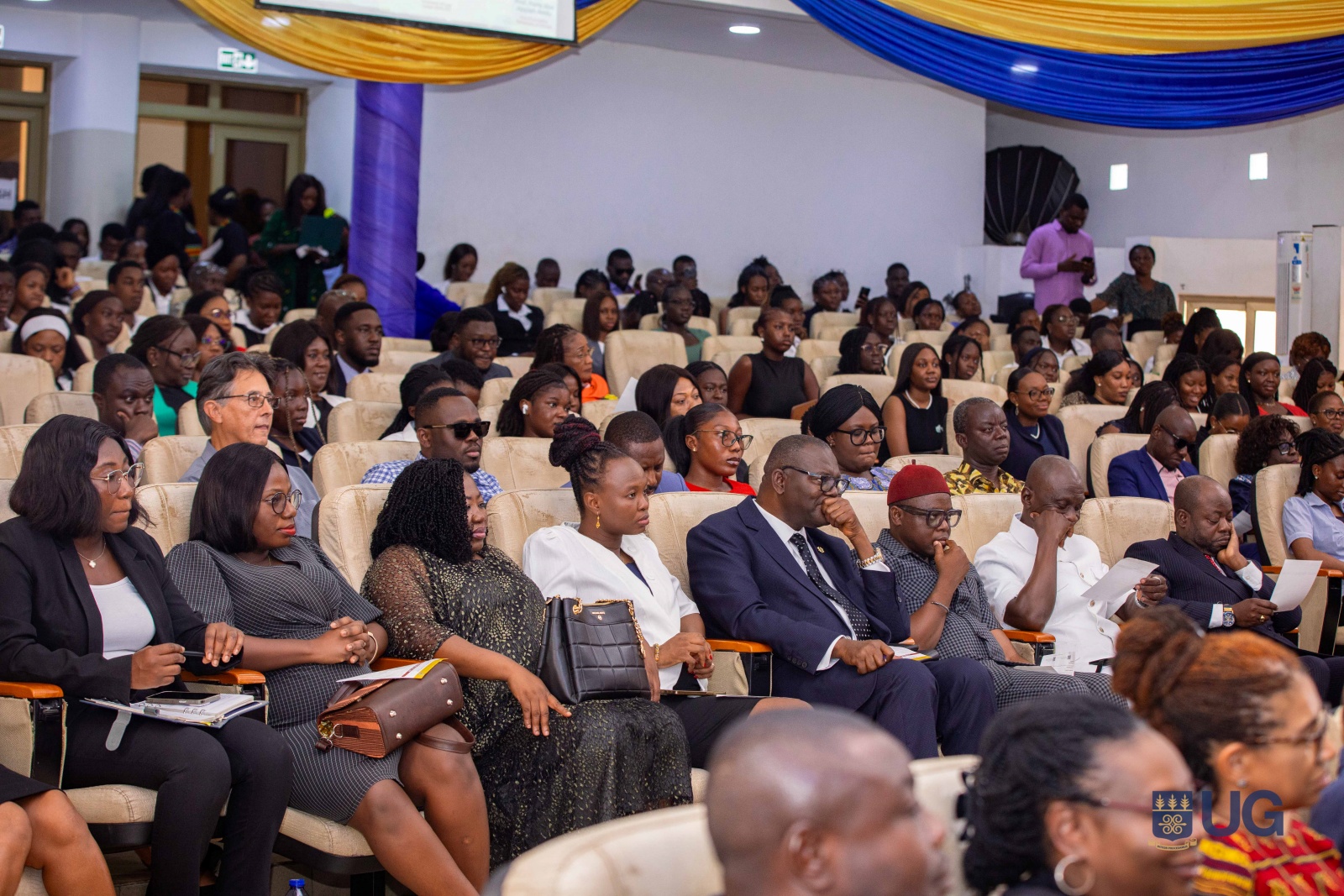 A cross-section of attendees at the event