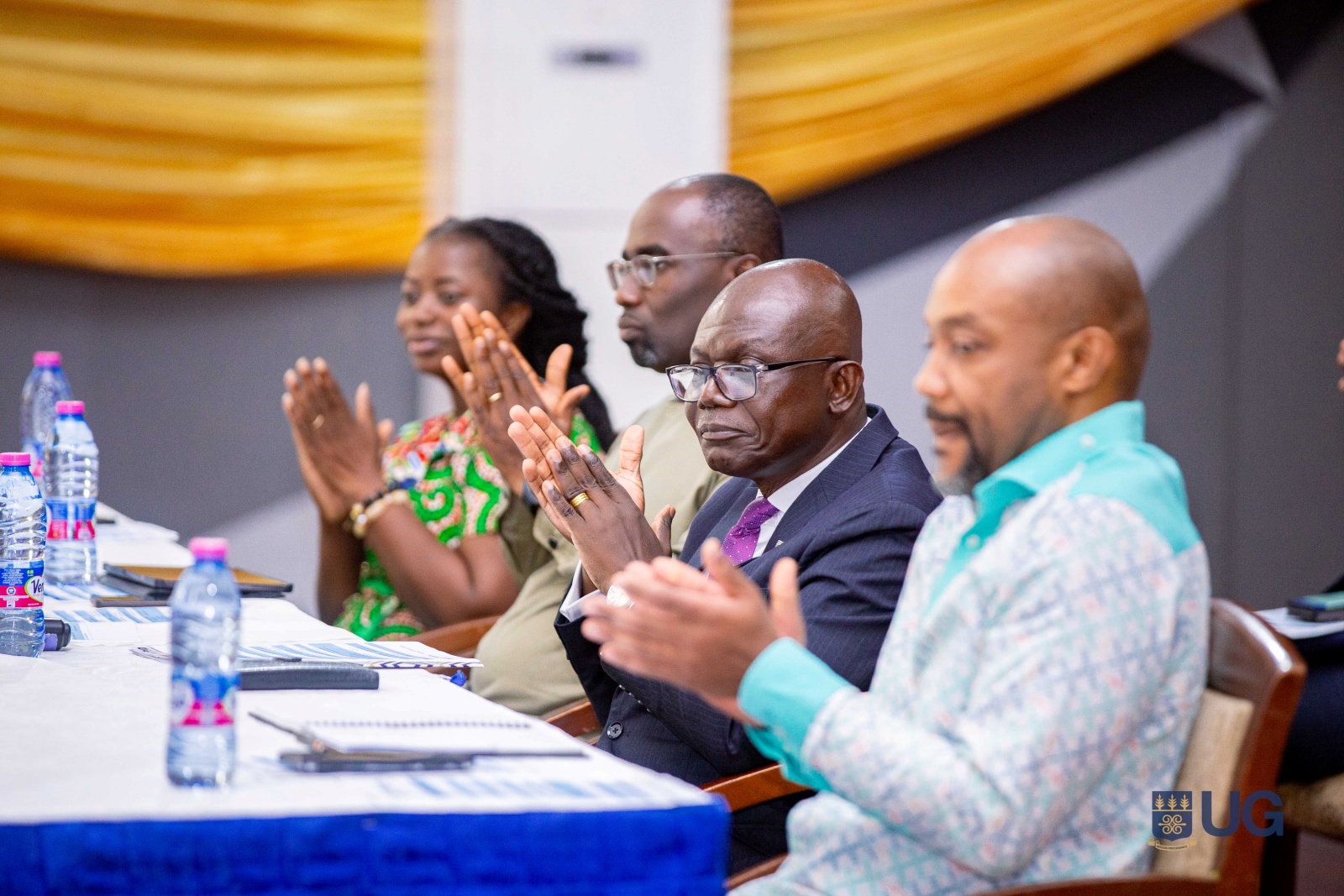 Dignitaries at the launch event, including UG Pro Vice-Chancellor, Prof. Felix Ankomah Asante [second left]
