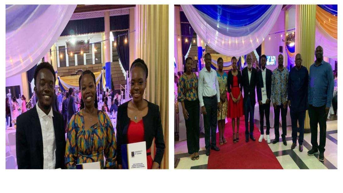Our best male and female graduating students. Ayekooo!!!!