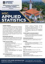Applied Statistics flyer