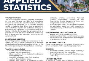 Applied Statistics flyer