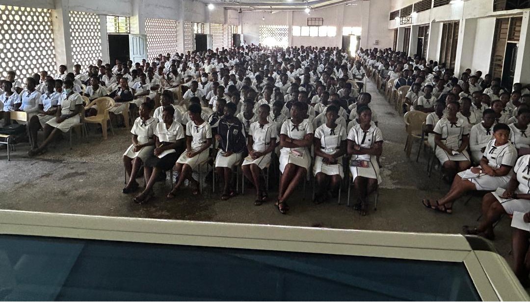 VISITS AHANTAMAN GIRLS’ SENIOR HIGH SCHOOL