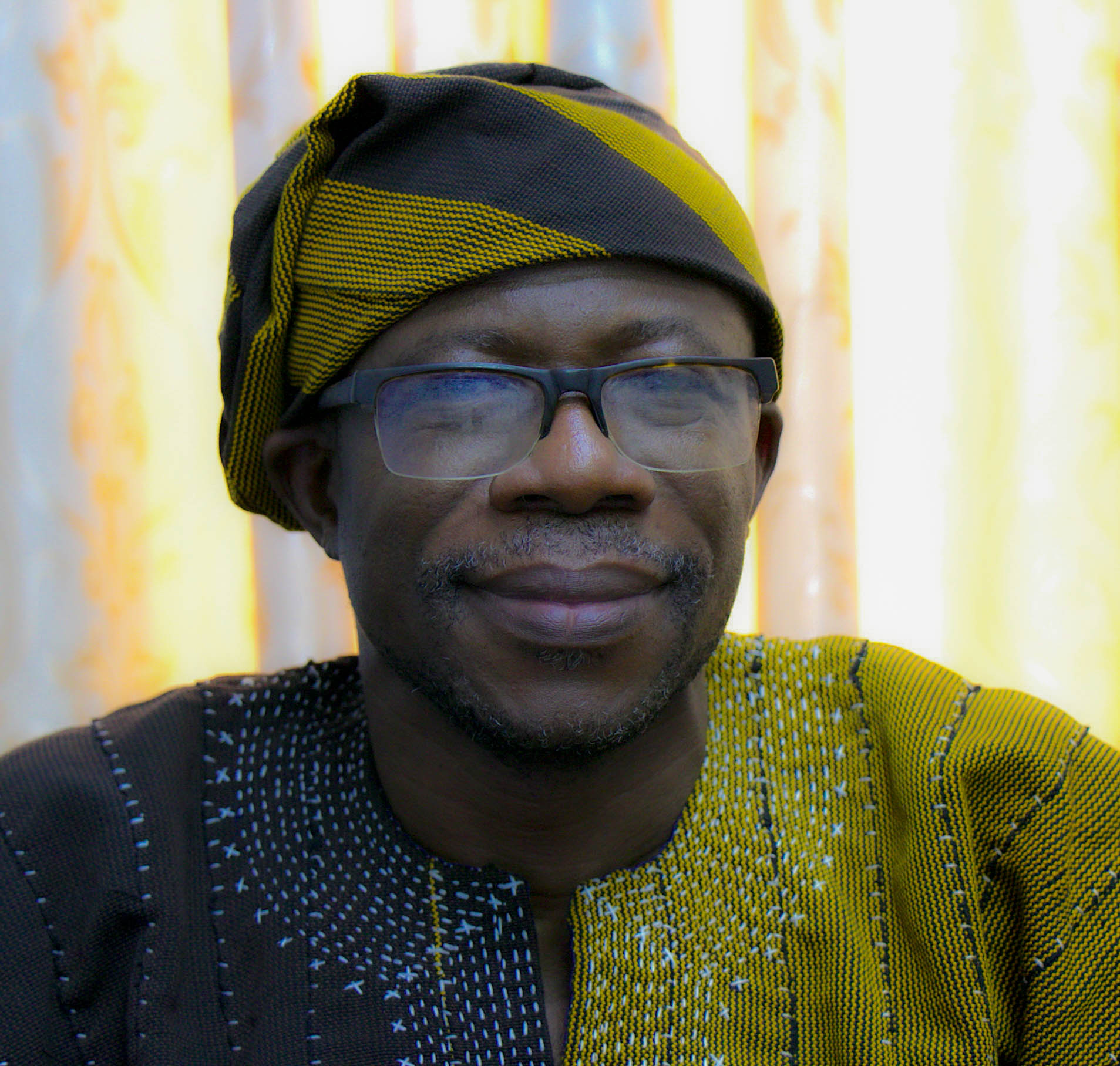 Image of Dr. Samuel Benagr, H. O. D of theatre arts Department.